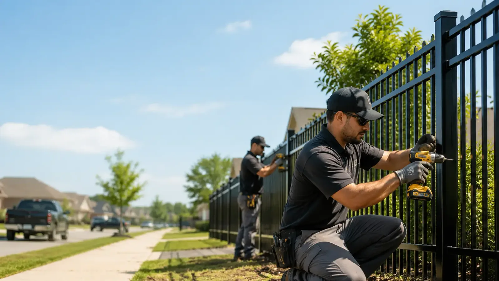 Metal Fence Installation in Roland, OK